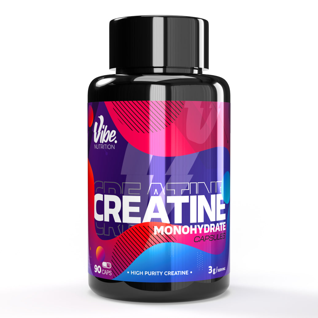 Creatină Monohidrată 100% | 1g per capsulă | 90 Capsule